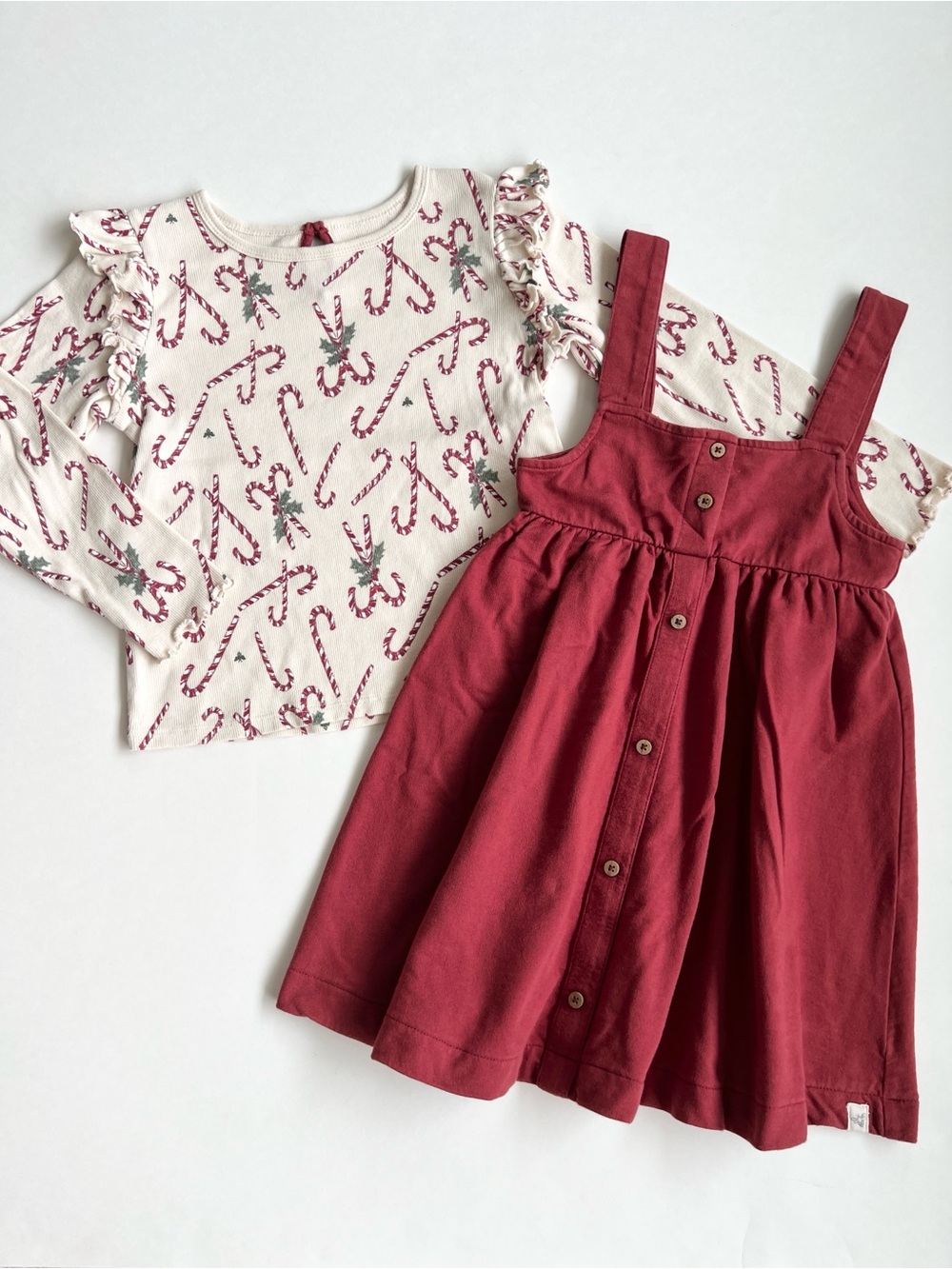 EUC Burt’s Bees Christmas Two Piece Set - 5T